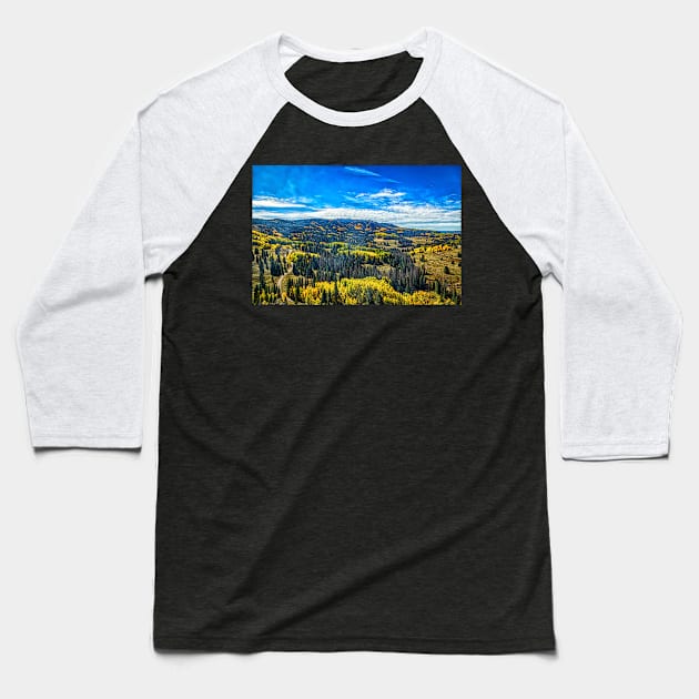 Cumbres and Toltec Narrow Gauge Railroad Baseball T-Shirt by Gestalt Imagery